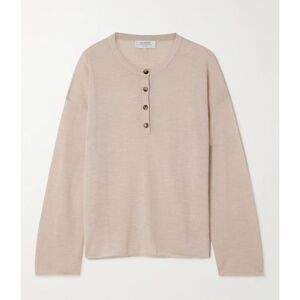 NWT La Ligne featherweight cashmere henley sweater, $275 Sm